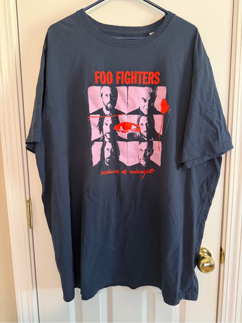 Foo Fighters - “Medicine At Midnight” - Unisex Tshirt - Navy Blue 2XLT